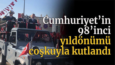 Cumhuriyet’in 98’inci yıldönümü coşkuyla kutlandı