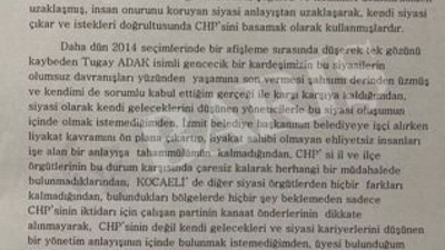 CHP’de “liyakat” istifası!