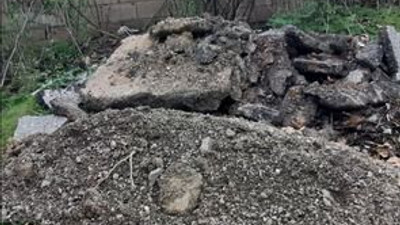 İSU özel mülke hafriyat döktü!