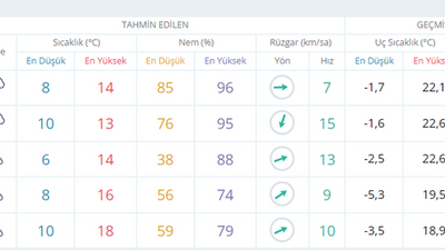 Kocaeli’de yağmur sonrası sıcaklık artacak... Yeni yılın ilk yağmuru o saatte başlayacak!