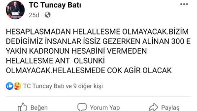 MHP’de kadro kavgası! “Hakkımı helal etmiyorum”