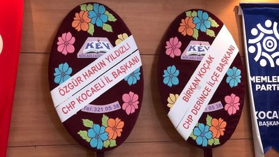 CHP’lilerden İNCE’NİN KONGRESİNE ÇELENK!