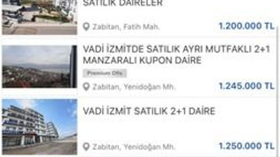 Erdoğan konuştu Vadi İzmit’te fiyatlar fırladı!