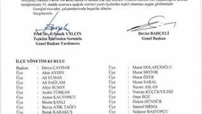 MHP’nin kadın başkanı yönetimi kurdu