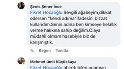 Onlar barıştı Hocaoğlu “FATURA” DEDİ