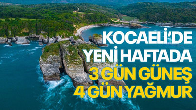 Yeni haftada 4 gün yağmur, 3 gün güneş! Kocaeli'de sel uyarısı!