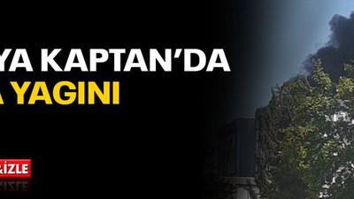 Yahya Kaptan’da bina yangını!