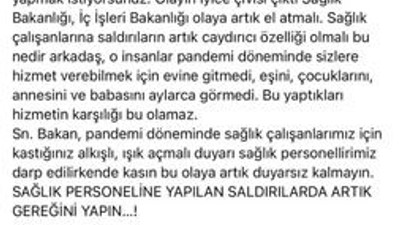 İYİ Partili Yaşar isyan etti “POLİS KORUMASINDA MI HASTA BAKSINLAR?”