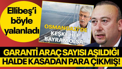 Ellibeş'in Osmangazi Köprüsü çıkışı, böyle yalanlandı!