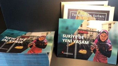 Cumhurbaşkanlığı standında dikkat çeken Suriye kitapçığı