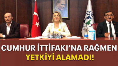 Cumhur İttifakı’na rağmen yetkiyi alamadı!