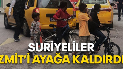 Suriyeliler İzmit'i ayağa kaldırdı