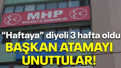 “Haftaya” diyeli 3 hafta oldu! Başkan atamayı unuttular!