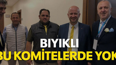 Bıyıklı bu komitelerde yok