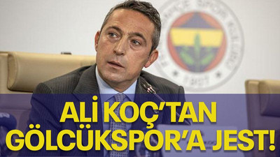 Ali Koç’tan Gölcükspor’a jest!