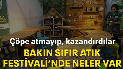 Çöpe atmayıp kazandırdılar Bakın Sıfır Atık Festivali’nde neler var