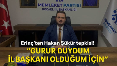 Erinç’ten Hakan Şükür tepkisi! “Gurur duydum il başkanı olduğum için!”