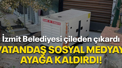 İzmit Belediyesi çileden çıkardı Vatandaş sosyal medyayı ayağa kaldırdı!