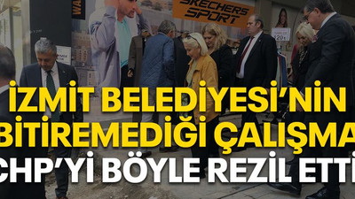 İzmit Belediyesi’nin bitiremediği çalışma, CHP’yi böyle rezil etti!