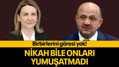 Birbirlerini göresi yok! Nikah bile onları yumuşatmadı