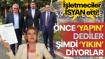 İzmit Belediyesi önce ‘yapın’ dedi, şimdi ‘yıkın’ diyor
