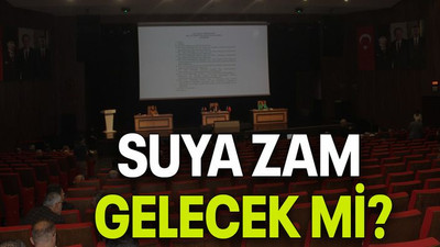 Suya zam gelecek mi?