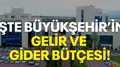 İşte Büyükşehir’in gelir ve gider bütçesi!