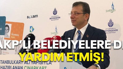 AKP li belediyelere de yardım etmiş