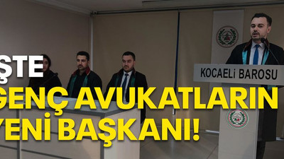 İşte Genç Avukatların yeni başkanı!