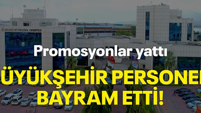 Promosyonlar yattı, Büyükşehir personeli bayram etti