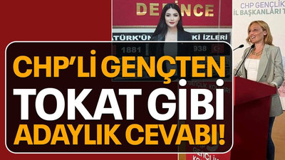 CHP’li gençten tokat gibi adaylık cevabı!