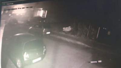 Doğal gaz patlamasının yaşandığı o anlar kameraya yansıdı