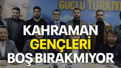 Kahraman gençleri boş bırakmıyor