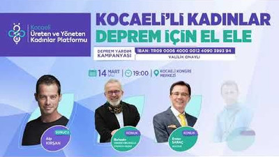 Kocaelili kadınların depremzedeler için başlattığı, Alp Kırşan'ın sunacağı kampanyaya bağış yağıyor...