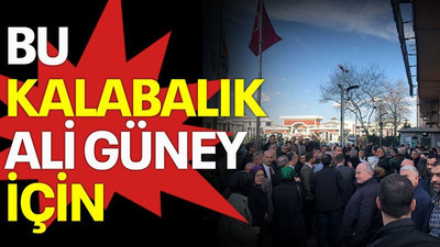 Bu kalabalık Ali Güney için