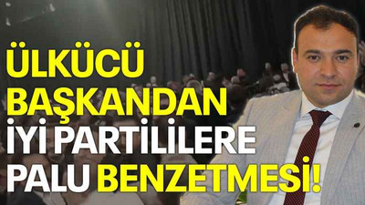 Ülkücü başkandan İYİ Partililere Palu benzetmesi!