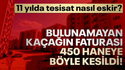 Bulunamayan kaçağın faturası 450 haneye böyle kesildi! 11 yıllık sitede tesisat nasıl eskir?