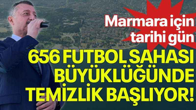 Marmara için tarihi gün, 656 futbol sahası büyüklüğünde temizlik başlıyor!