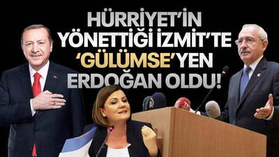 Hürriyet’in yönettiği İzmit’te, ‘Gülümse’yen Erdoğan oldu!