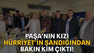 Paşa’nın kızı Hürriyet’in sandığından bakın kim çıktı!