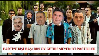 Tek başına oyları topladı İYİ Partilileri videoyla tiye aldı!