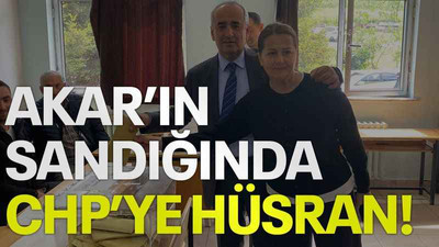 Akar’ın sandığında CHP’ye hüsran!