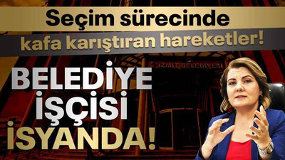İzmit Belediye işçisi isyanda! Seçim sürecinde kafa karıştıran hareketler!