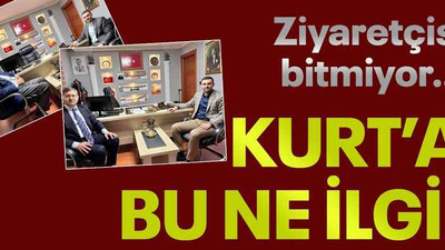 Ziyaretçisi bitmiyor… Kurt’a bu ne ilgi!
