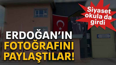 Erdoğan’ın fotoğrafını paylaştılar!