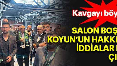 Kavgayı böyle izledi Salon boşaltıldı Koyun’un hakkındaki iddialar kavga çıkarttı