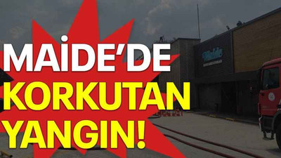 Maide’de korkutan yangın!