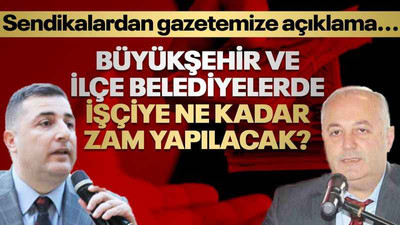 Kocaeli Büyükşehir ve ilçe belediyelerde işçiye ne kadar zam yapılacak?