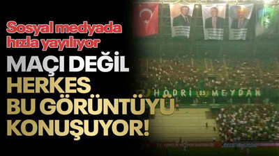 Kocaelispor maçını değil, herkes bu görüntüyü konuşuyor