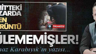 Pazardaki o görüntüye üzülememişler!